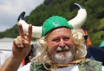 Lega a Pontida, tra politica e folclore - FOTO di Paolo Magni (ANSA)