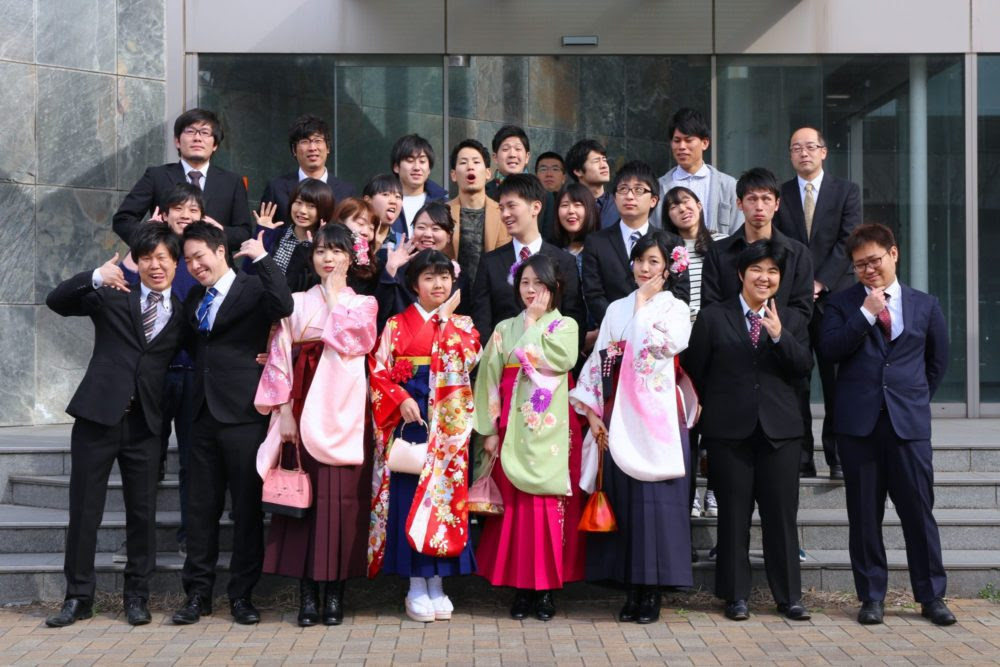 3月24日 卒業式 修了式 島根大学 生物化学研究室 第五研究室