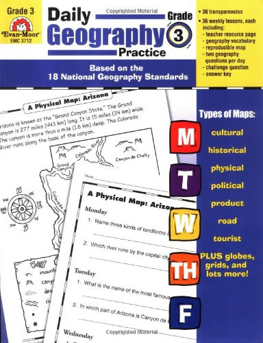 Daily Geography Practice ,Grade 3