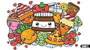 New 25+ Kawaii Food Coloring Pages