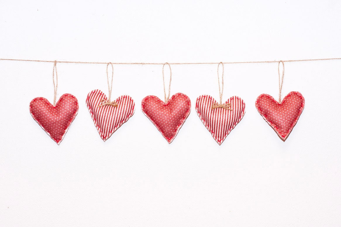 Holiday Decor Valentines ornaments Valentines by MyHouseOfDreams
