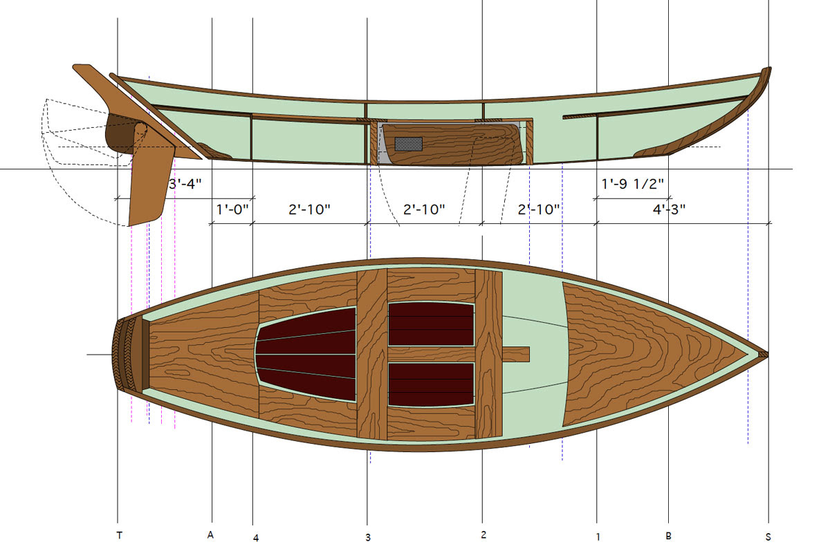 John Gardner 16ft Swampscott Dory Build