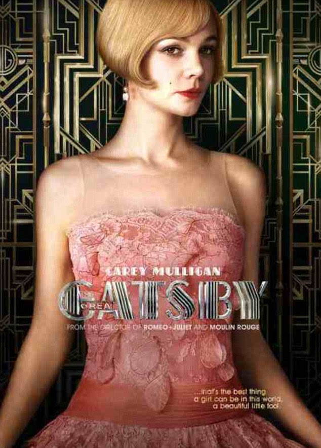 Flapper: Carey has been on a whirlwind publicity tour for the Baz Luhrmann remake - due out May 10 - based on the 1925 novel by F. Scott Fitzgerald
