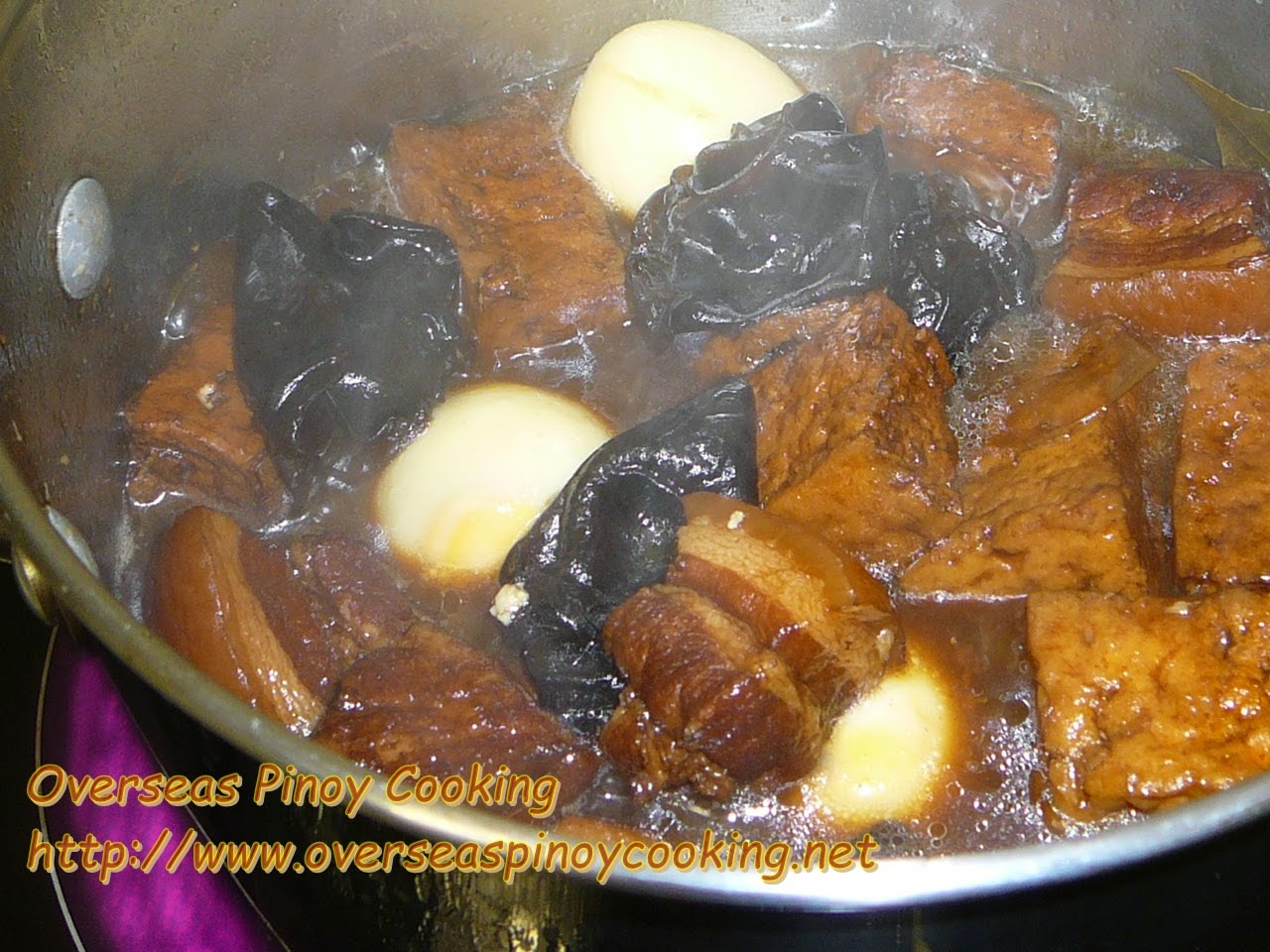 Braised Pork and Tofu with Black Fungus - Cooking Procedure