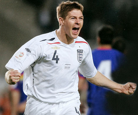 Steven Gerrard England Team