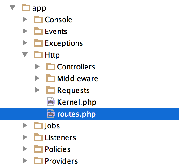 Missing routes.php File in New Laravel Project | iz  