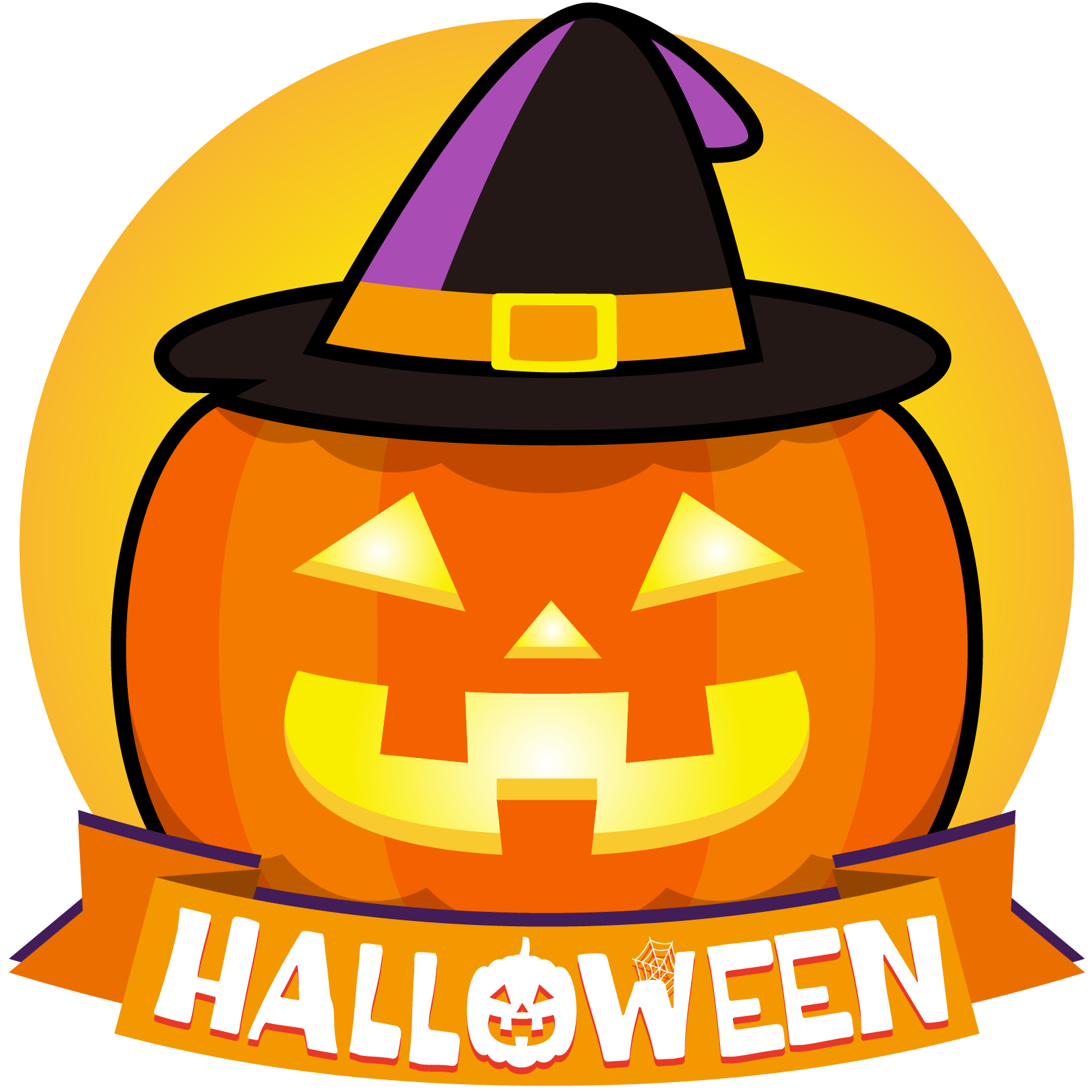 商用フリーイラスト 無料 10月 ハロウィン かぼちゃ ジャックオーランタン頭 コスプレ Halloween オーナメントオレンジ 商用ok フリー素材集 ナイスなイラスト