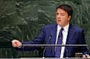 En la imagen, Matteo Renzi, ofrece un discurso durante la Asamblea General de Naciones Unidas en Nueva York.