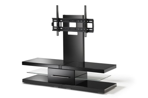 Review Techlink EC130TVB Audio Visual Furniture Black with Drawer and Mounting Bracket