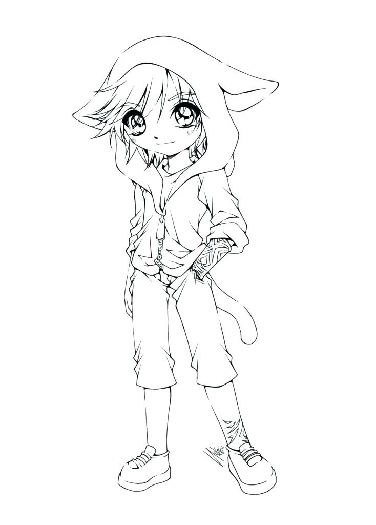 Download Anime Characters Coloring Pages at GetColorings.com | Free ...