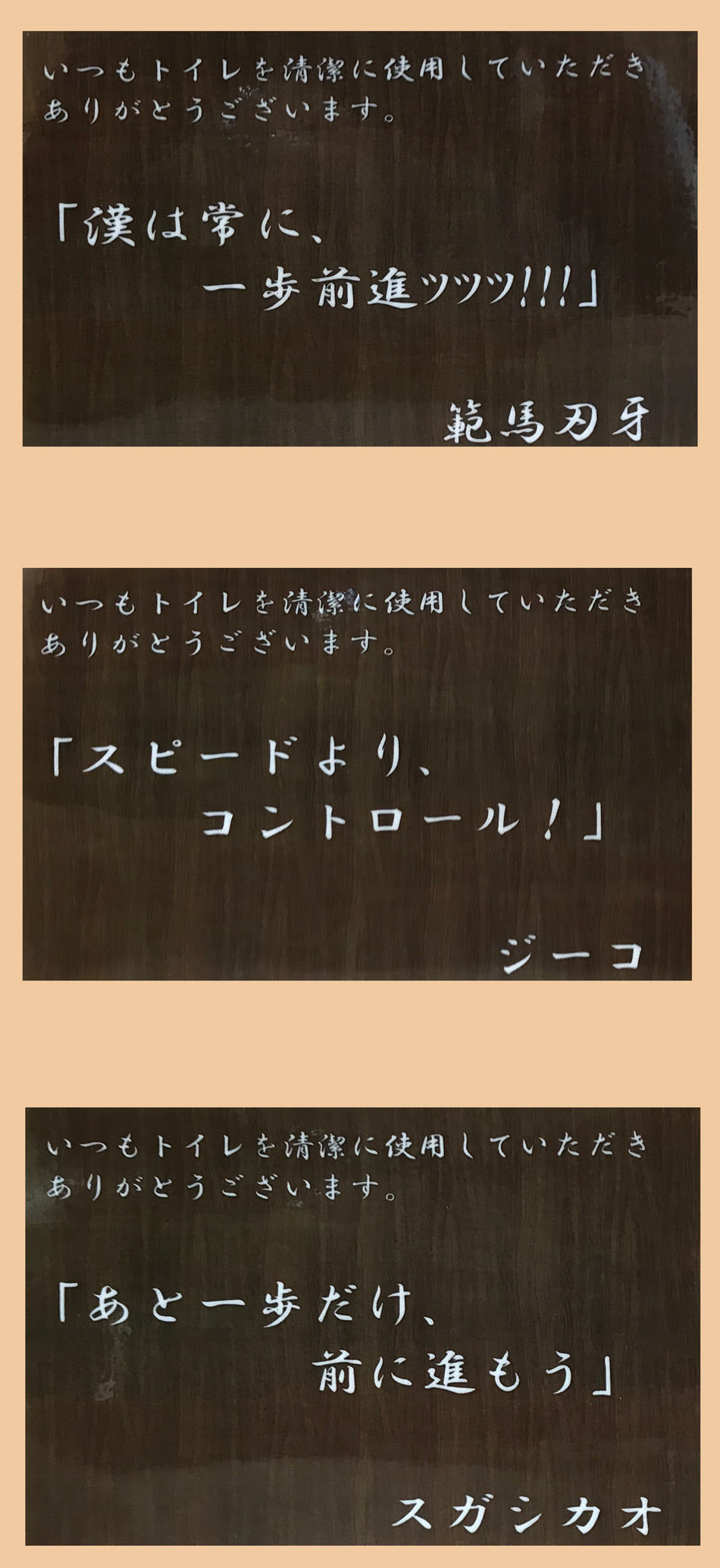 トイレの名言 自然 風景写真記録人 生出道憲のブログ
