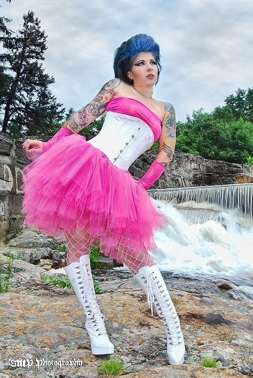Ultra Pink Ring Master tutu skirt  adult huge poofy -- You Choose Size -- Sisters of the Moon