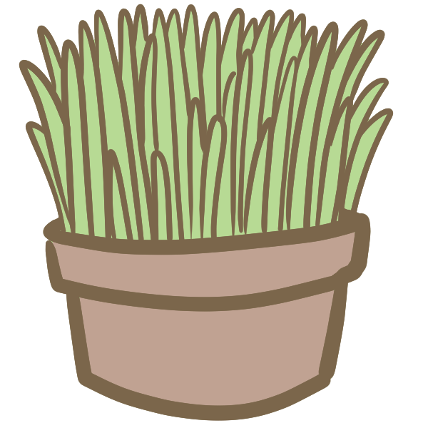 猫草のイラスト かわいいフリー素材が無料のイラストレイン