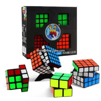 Shengshou Legend Series 4 In 1 Gift Box Packing Stickerless Speed Cube Puzzle Rubikeds Colorful China Cube