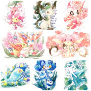 ポケモン100users入り ポケモン ニンフィア Pixiv年鑑 B