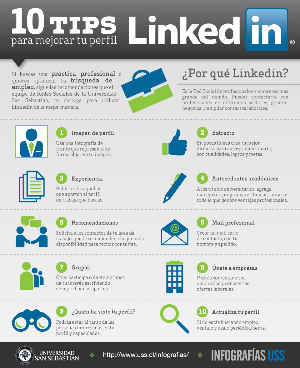 10 consejos para mejorar tu perfil de Linkedin