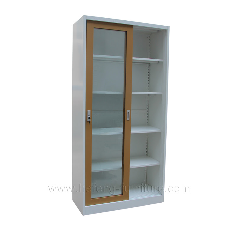Lemari Arsip Besi Pintu Geser Kaca Hefeng Furniture Lemari Arsip Besi Pintu Geser Kaca Hefeng Furniture