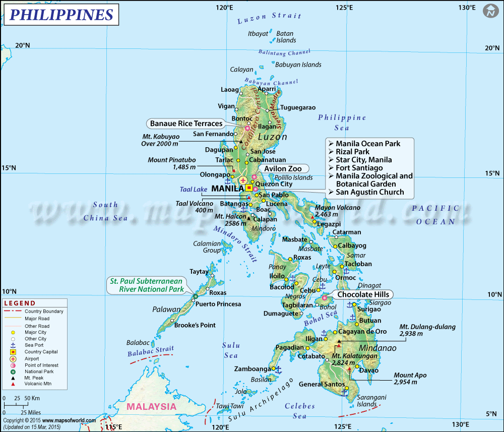 google map philippines images  Map Pictures