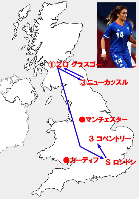 ロンドン五輪 決勝 3位決定戦を戦う女子4チームの移動距離比較 Football Shirts Voltage Com サッカー各国代表 クラブ ユニフォーム