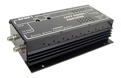 Rf Coax Tv Signal Booster W High 32db Gain 220v Power Supply