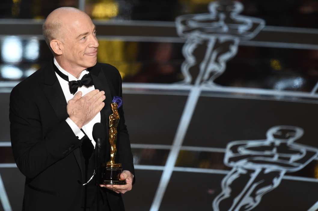 Best Actor in a supporting role 2015 oscars whiplash acceptance speech photo