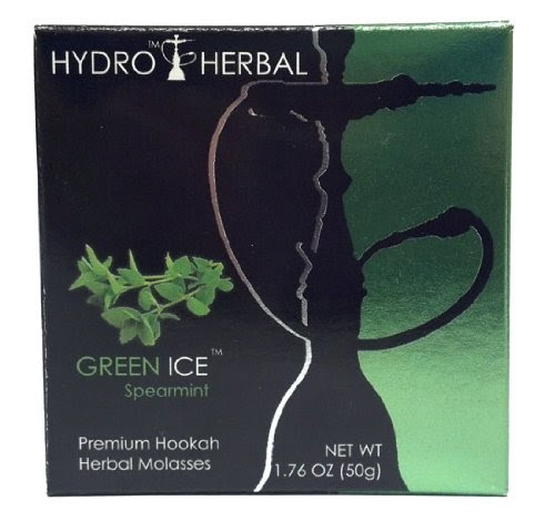 Hydro Herbal 50g Spearmint Hookah Shisha Tobacco Free Molasses