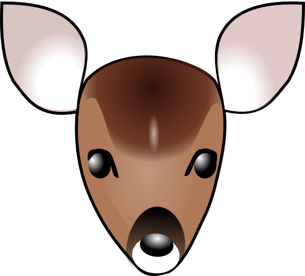 Download Deer Head Clip Art at Clker.com - vector clip art online ...