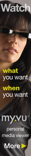 Make your iPod screen bigger with Myvu!