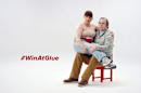 This image provided by Henkel shows a portion of the company's Loctite glue television ad scheduled to run during Super Bowl XLIX on Sunday, Feb. 1, 2015. (AP Photo/Henkel)
