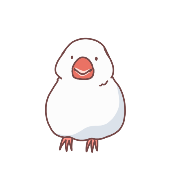 文鳥のイラスト かわいいフリー素材が無料のイラストレイン