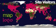 Locations of Site Visitors