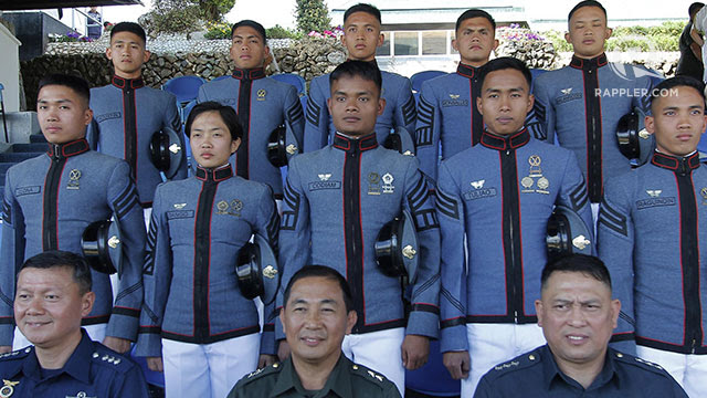 MILITARY MATTER. The class topnotcher of Philippine Military Academy's Siklab Diwa batch hopes the public will accept the decision on Cadet Cudia. File photo by Dave Leprozo Jr/ Rappler