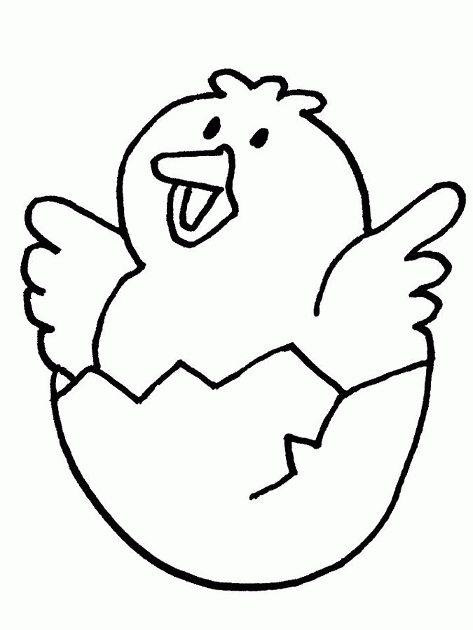 free easter chick coloring page download free clip art