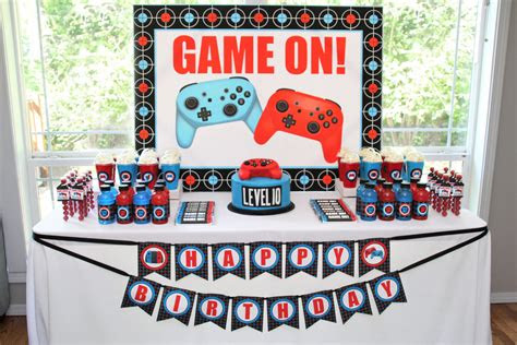  video game birthday party invitation editable printable digital file