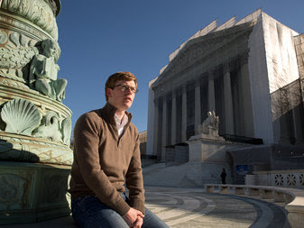 Eric Teetsel, 29, is the executive director of the Manhattan Declaration, which describes itself as a movement of Christians for life, marriage and religious freedom.