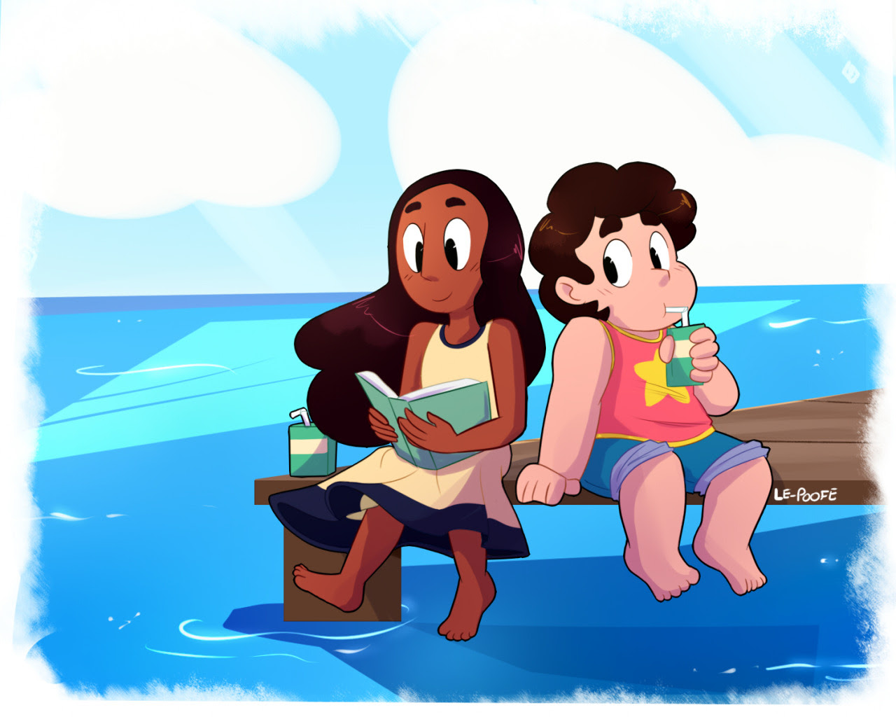 Summer reading~
Reading is actually really relaxing during summer, it’s calming.