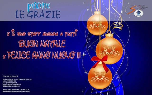 BUON NATALE e FELICE ANNO NUOVO! | Le Grazie Verona