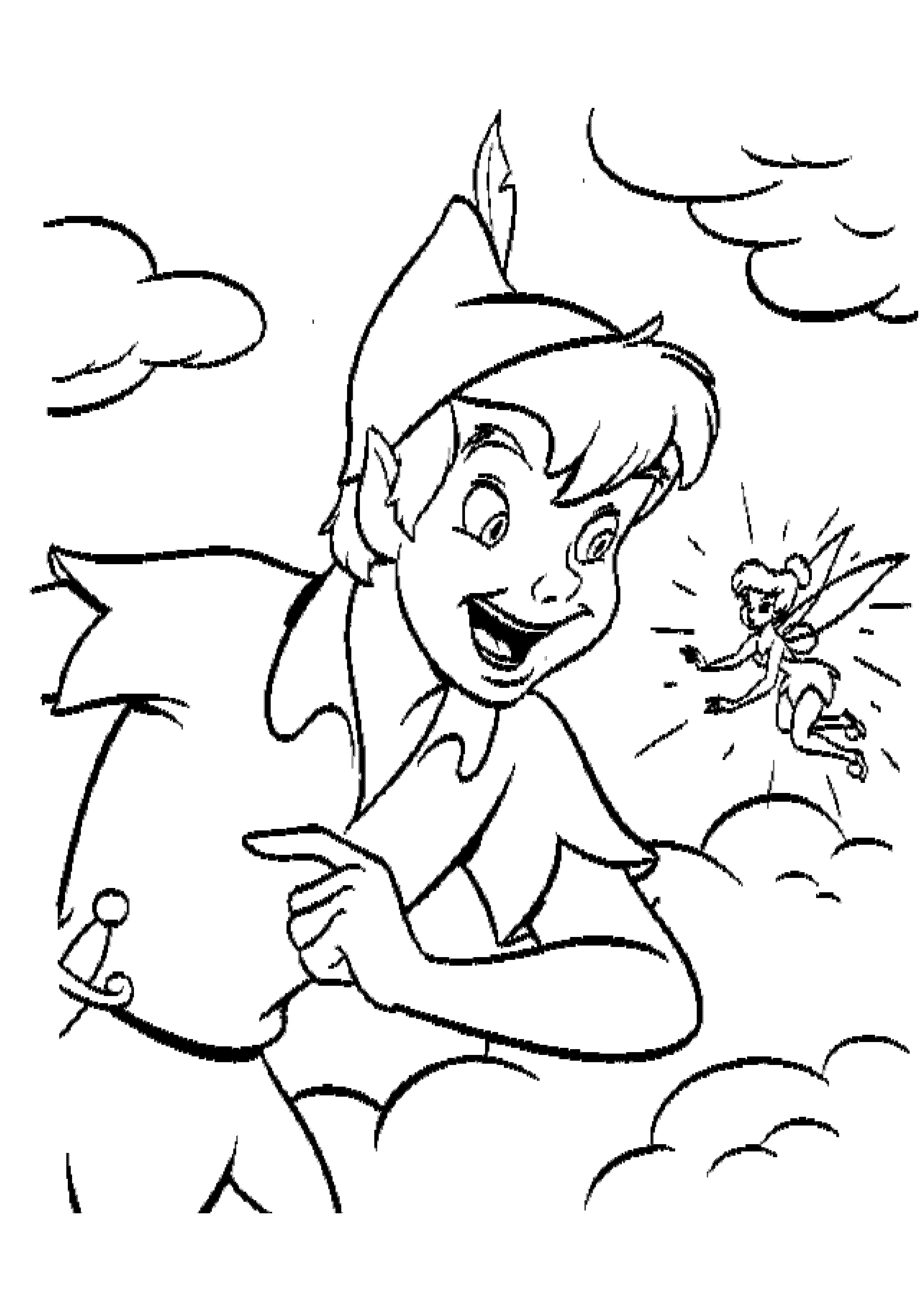 Peter pan coloring pages to download and print for free