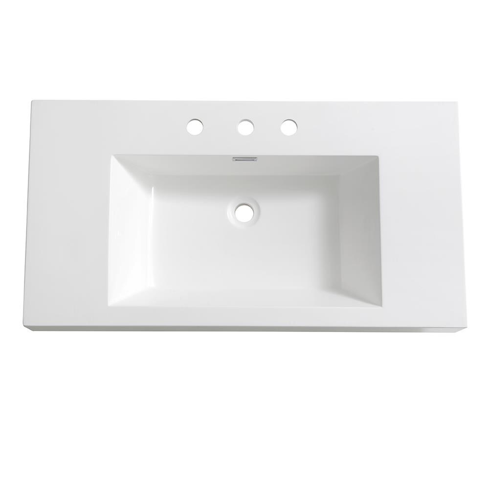 Fresca Vista Whites Acrylic Drop In Or Undermount Rectangular Bathroom Sink With Overflow Drain 1863 In X 3525 In In The Bathroom Sinks Department At Lowescom Fresca Vista Whites Acrylic Drop In Or Undermount Rectangular Bathroom Sink With Overflow Drain 1863 In X 3525 In In The Bathroom Sinks Department At Lowescom