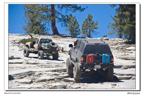 Driving on bald mountain