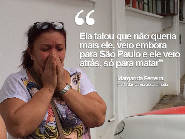 Tia dançarina Ana Carolina Vieira, morta em São Paulo (Foto: Glauco Araújo/G1)