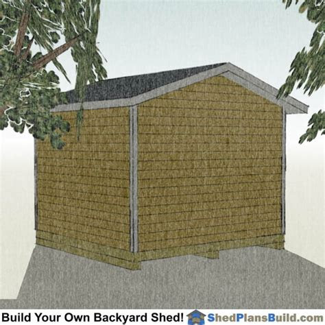 garage door storage shed plans