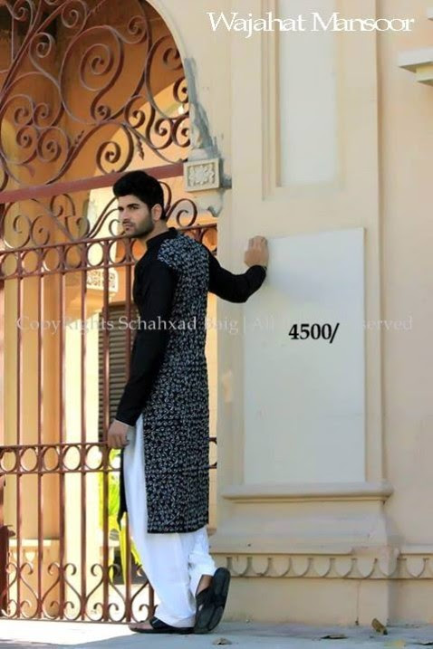Wajahat-Mansoor-Latest-Summer-Eid-Kurta-Pajama-Salwar-Kameez-Collection-2013-Mens-Boys-9 Wajahat-Mansoor-Latest-Summer-Eid-Kurta-Pajama-Salwar-Kameez-Collection-2013-Mens-Boys-9