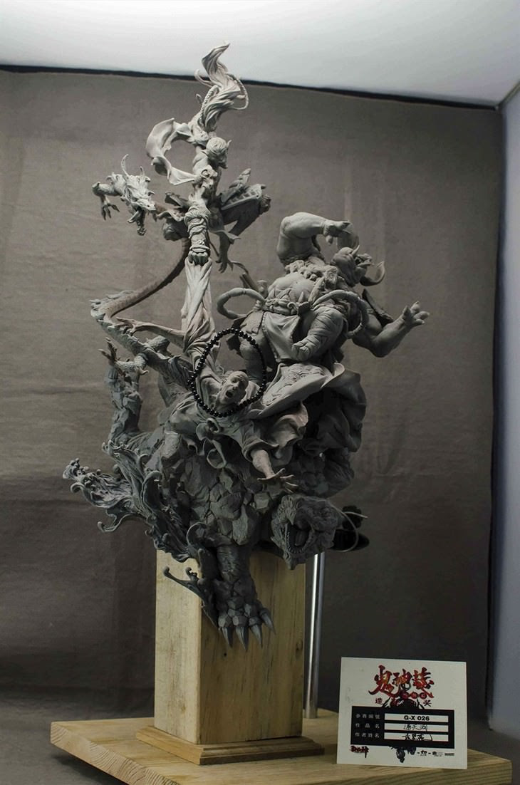 esculturas detalhadas