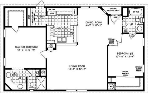 sq foot house plan manufactured homes floor plans small house