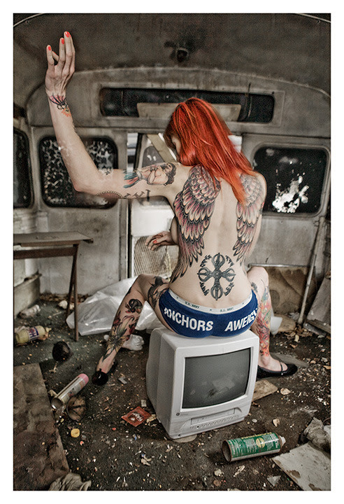 tattooed girl