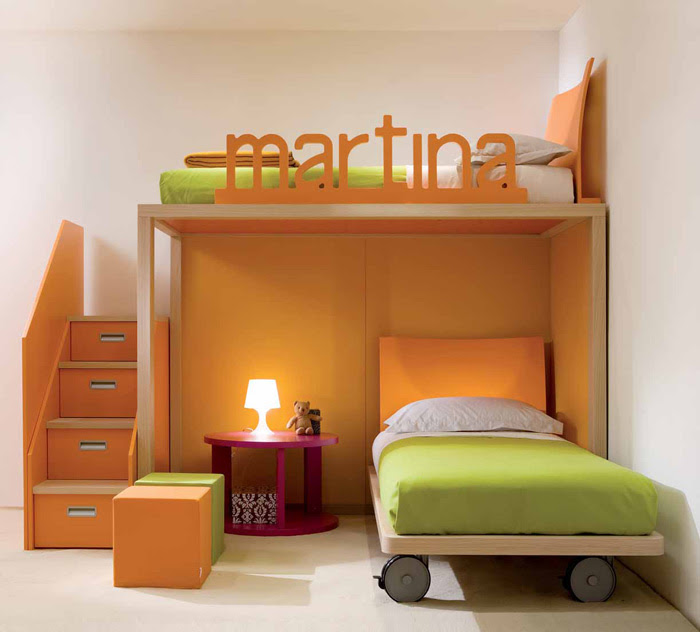 Cool And Ergonomic Bedroom Ideas For Two Children Home Decorating Ideas Home Interior Design