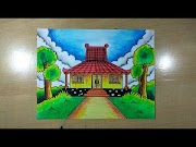 Penting Cara Menggambar Rumah Adat Joglo Jawa Tengah, Paling Populer!