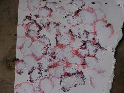 Blasted Stickles Glitter Glue Technique 007