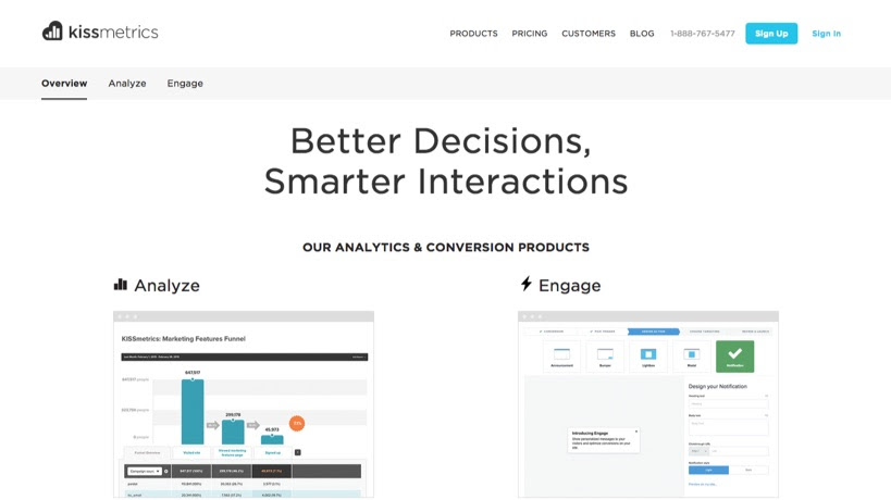 clutter-whitespace-kissmetrics-product-page-variant